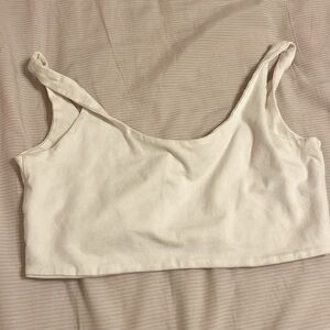 White crop top